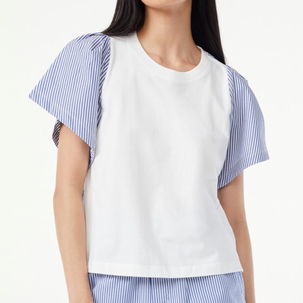 Free Assembly striped bat sleeve top sz XS